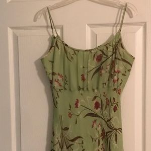 3 for $25 - Lime Green and Brown Sundress